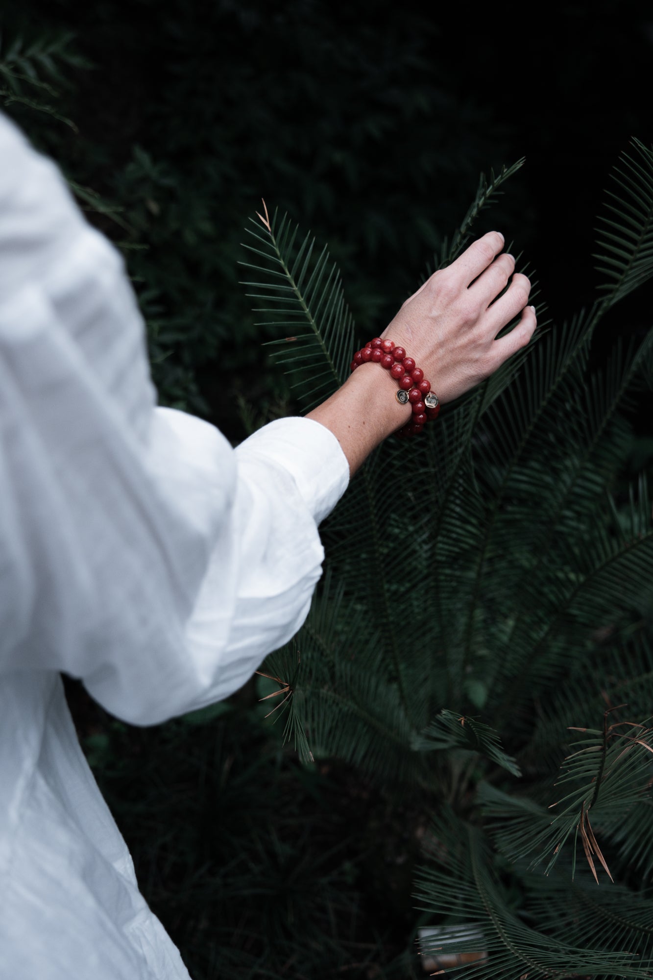 Rubin Yoga Armband – Liebe & innere Stärke