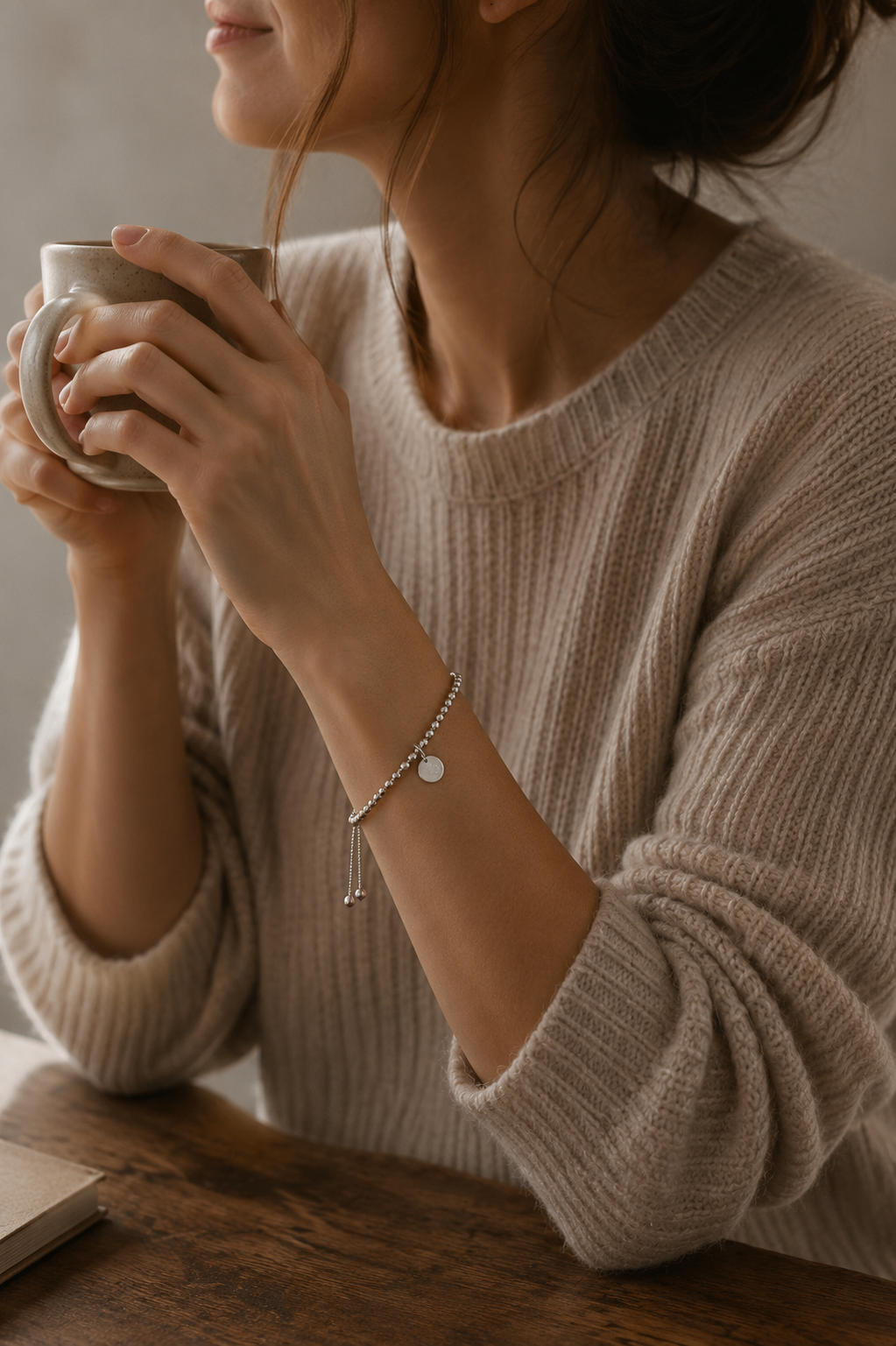 Goldenes Edelstahl Armband wasserfest – verstellbares Boho Armband Damen minimalistisch, Geschenk Freundin