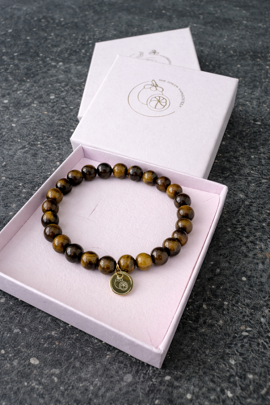 Tigerauge Yoga Armband 8mm – Schutz & innere Stärke